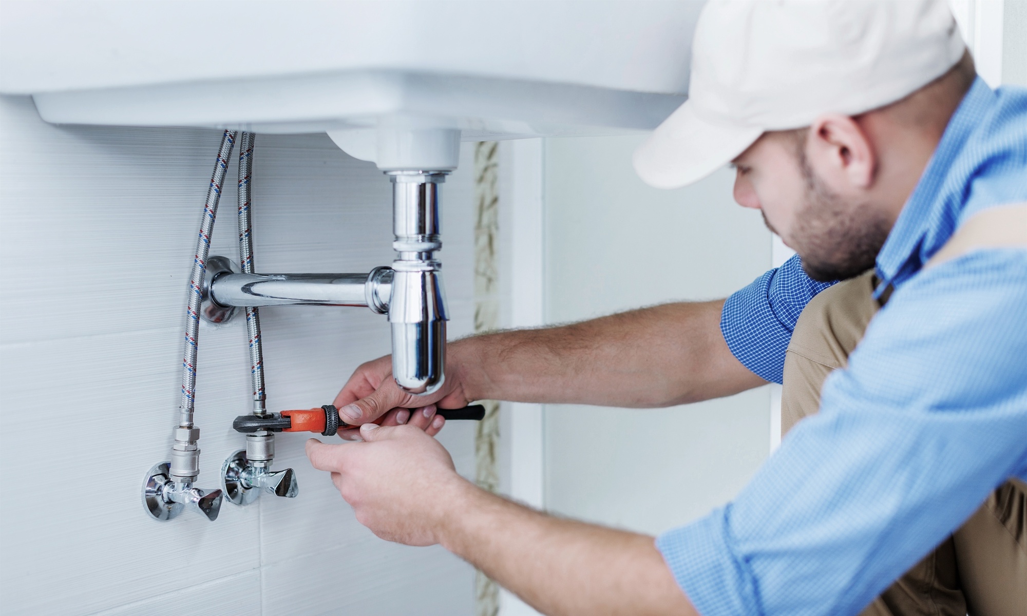 picture of a plumber